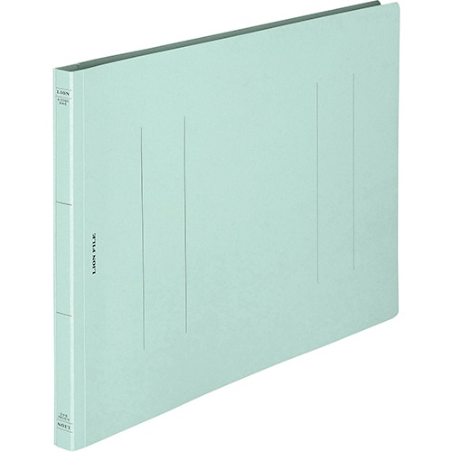 ライオン事務器 フラットファイル(環境) 樹脂押え具 B4ヨコ 150枚収容 背幅18mm 水 A-508KB4E 1冊
