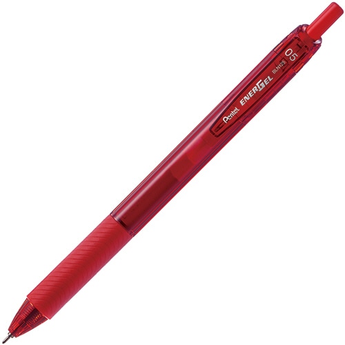 ぺんてる ゲルインキボールペン エナージェルエス 0.5mm 赤 BLN125-B 1本