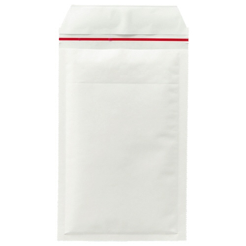 TANOSEE クッション封筒 小物用 内寸130×215mm 白 1ケース(200枚)