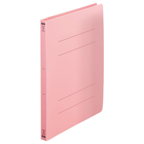 ＴＡＮＯＳＥＥ　フラットファイル（再生ＰＰ）　Ａ４タテ　１５０枚収容　背幅１８ｍｍ　ピンク　１パック（５冊）