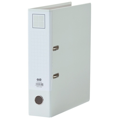 TANOSEE レバー式アーチファイル A4タテ 2穴 580枚収容 58mmとじ 背幅80mm 白 1冊