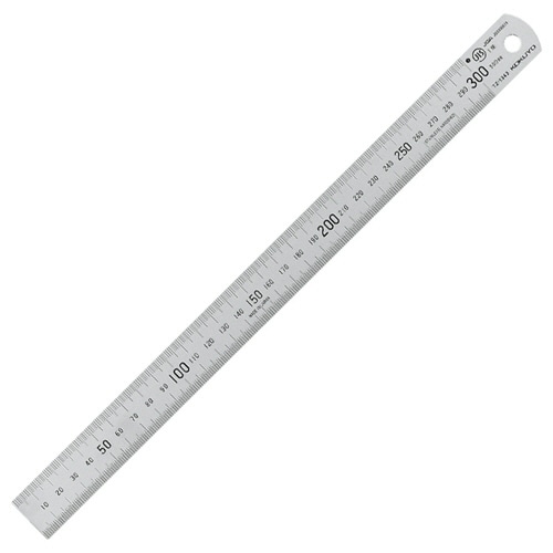 コクヨ ステンレス直定規 C型 JIS1級 30cm TZ-1343 1本