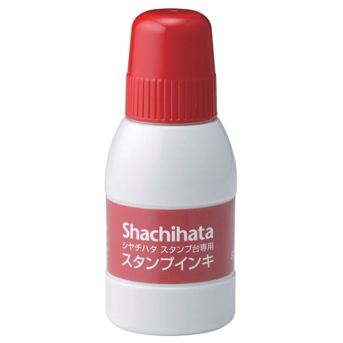 シヤチハタ スタンプ台専用補充インキ 40mL 赤 SGN-40-R 1個