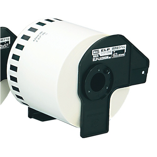 マックス 上質感熱紙ダイカットラベル 幅62mm(無定長)×34m ELP-L6200N-05 1巻