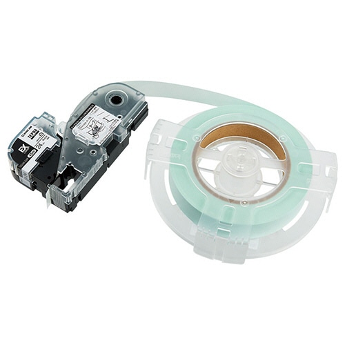 キングジム　テプラ　ＰＲＯ　テープカートリッジ　詰替用ＥＸロングテープ　２４ｍｍ　白／黒文字　ＳＳ２４Ｋ－ＥＸＲ　１個
