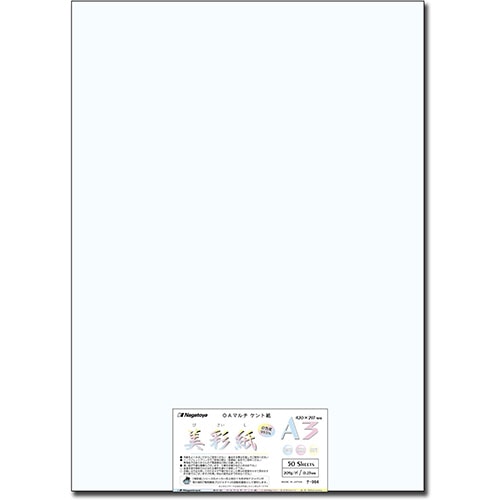 長門屋商店 OAマルチケント紙 美彩紙 A3 209g/m2 ナ-964 1パック(50枚)