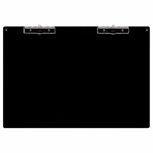 ライオン事務器 アート用箋挟 A2ヨコ 黒 No.71 1枚