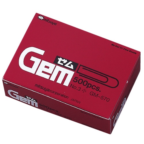 ミツヤ ゼムクリップ 小 23mm GM-570 1箱(約500本)