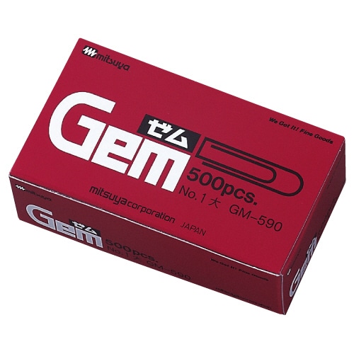 ミツヤ ゼムクリップ 大 29mm GM-590 1箱(約500本)