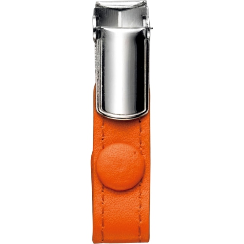 フロント 本革製ネームカードホルダー用クリップ オレンジ RLNHCR-O 1個