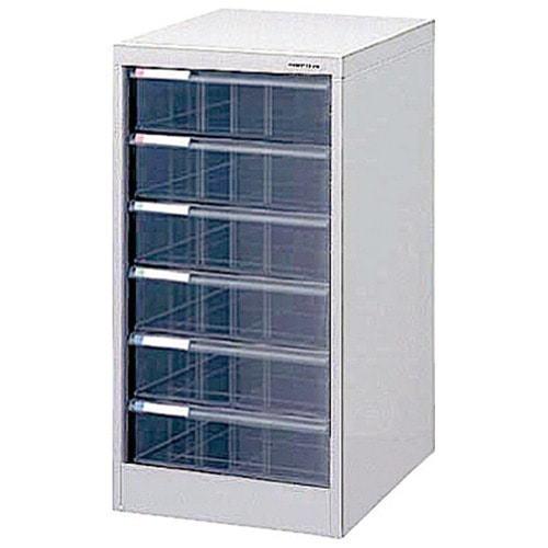 ナカバヤシ アバンテV2 フロアケース A4タテ 深6段 ニューグレー AF-M6 1台