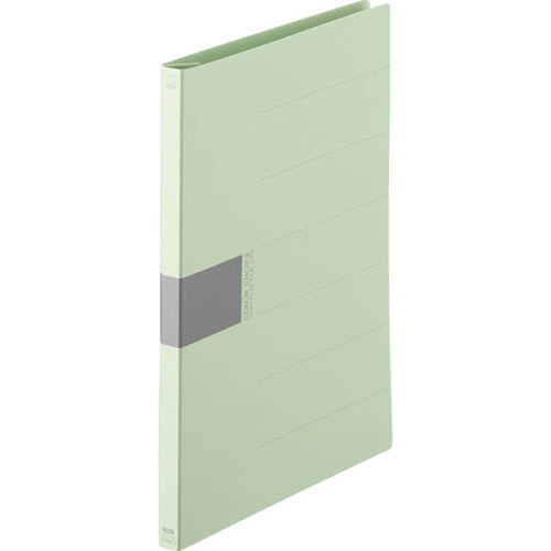 ライオン事務器 フラットファイル(カラーチョイス) A4タテ 150枚収容 背幅18mm ライトグリーン No.5115 1冊