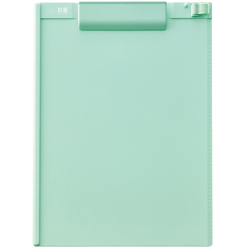 リヒトラブ 抗菌クリップボード A4タテ ライトグリーン A-7940-19 1枚