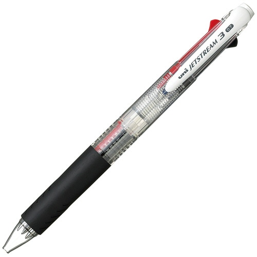三菱鉛筆 ジェットストリーム 3色ボールペン 0.7mm (軸色:透明) SXE340007.T 1本