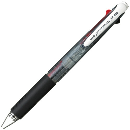 三菱鉛筆 ジェットストリーム 3色ボールペン 0.7mm (軸色:黒) SXE340007.24 1本