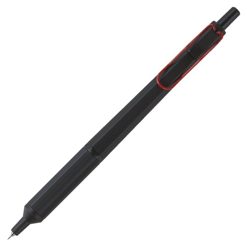 三菱鉛筆　油性ボールペン　ジェットストリーム　エッジ　０．３８ｍｍ　黒　（軸色：ブラックレッド）　ＳＸＮ１００３３８ＢＫ１５　１本