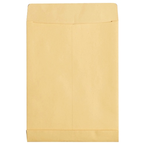 TANOSEE クラフト大型封筒 A4マチ付 120g/m2 テープなし 1パック(50枚)