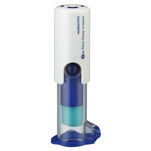 コクヨ ビニールパッチホルダー(ワンパッチスタンプ) 本体 ブルー タ-PSM10NB 1個
