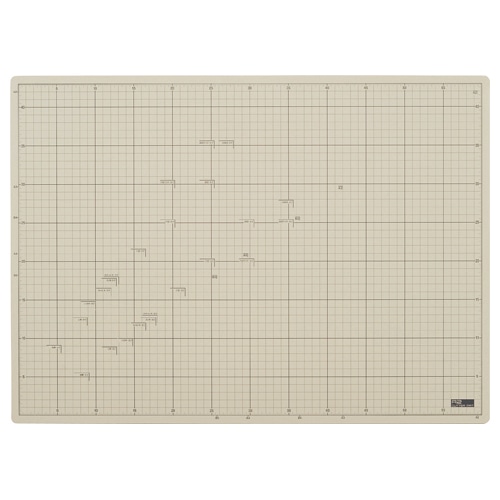 TANOSEE 滑りにくいカッターマット A2 450×620mm 1枚
