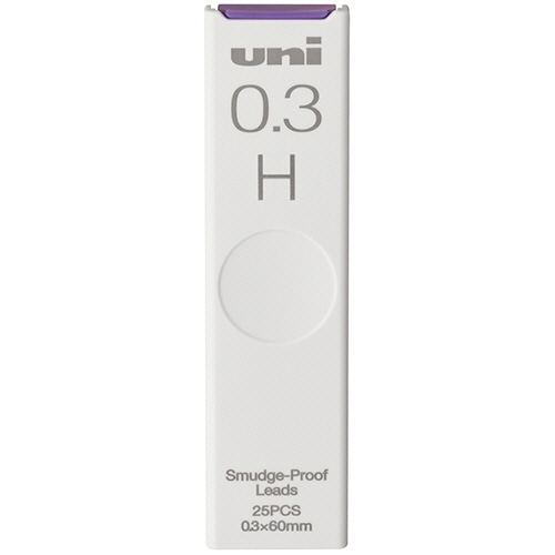 三菱鉛筆 シャープ替芯 ユニ 0.3mm H ULS0325H 1個(25本)