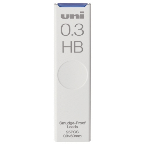 三菱鉛筆 シャープ替芯 ユニ 0.3mm HB ULS0325HB 1個(25本)