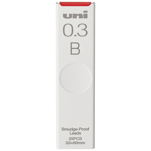 三菱鉛筆 シャープ替芯 ユニ 0.3mm B ULS0325B 1個(25本)