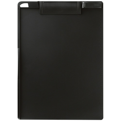 ソニック マグネット付クリップボード 抗菌タイプ A4タテ ブラック CB-4876-D 1枚