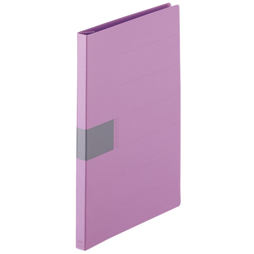 ライオン事務器 フラットファイル(カラーチョイス) A4タテ 150枚収容 背幅18mm バイオレット No.5113 1冊