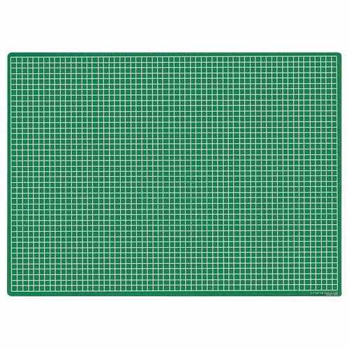 ライオン事務器 カッティングマット 再生オレフィン製 両面使用 620×450×3mm グリーン CM-60S 1枚