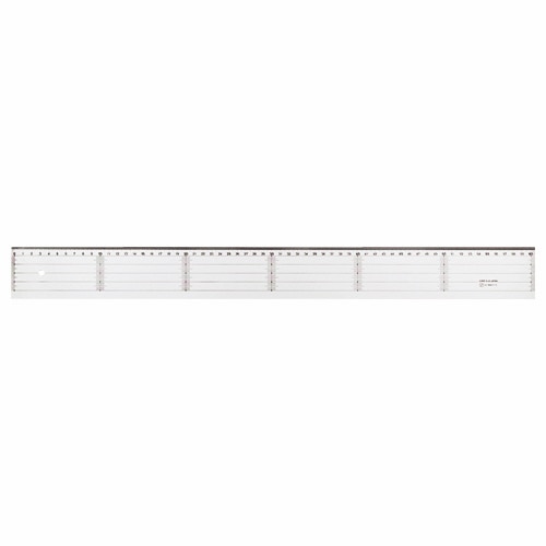 ライオン事務器 アクリル直線定規 60cm A-20 1本