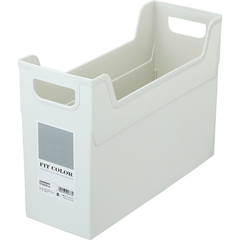 ナカバヤシ　フィットカラー　ファイルボックス　Ａ４ヨコ　背幅１２４ｍｍ　グレー　ＦＢ－ＦＣＥ４Ｓ－ＧＹ　１個