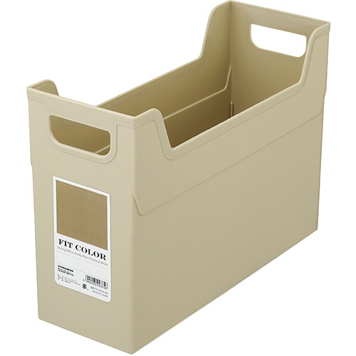 ナカバヤシ　フィットカラー　ファイルボックス　Ａ４ヨコ　背幅１２４ｍｍ　ブラウン　ＦＢ－ＦＣＥ４Ｓ－ＢＲ　１個