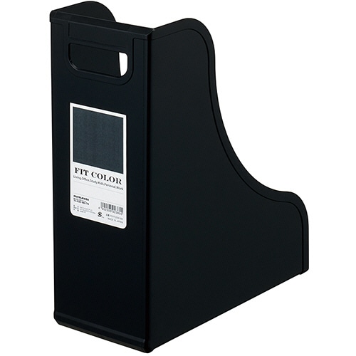 ナカバヤシ　フィットカラー　ファイルスタンド　Ａ４　背幅１１９ｍｍ　ブラック　ＦＢ－ＦＣＥ６Ｅ－ＢＫ　１個