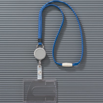 ライオン事務器 つりさげ名札 ヨコ型 ハードタイプ 平ひも ブラック N-200SR 1個