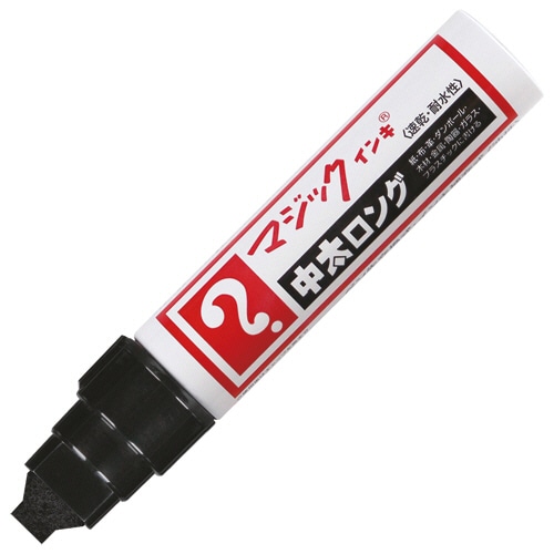 寺西化学 油性マーカー マジックインキ 中太ロング 黒 MTBLP-T1 1本