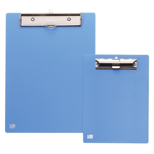 ライオン事務器 PETカラー用箋挟 B5タテ ブルー No.210K 1枚