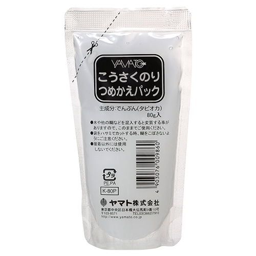 ヤマト こうさくのり つめかえパック 80g K-80P 1個