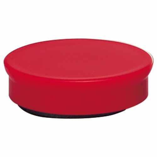 ライオン事務器 マグネット画鋲 直径30mm×高さ10mm 赤 MB-30F 1箱(5個)