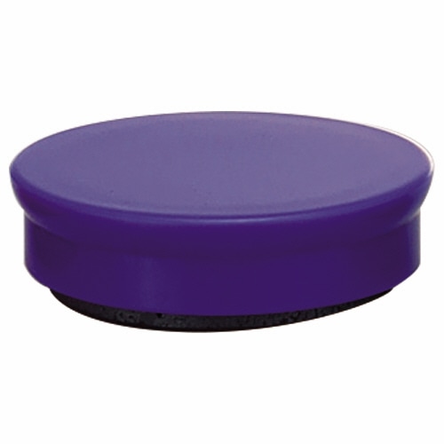 ライオン事務器 マグネット画鋲 直径30mm×高さ10mm 青 MB-30F 1箱(5個)