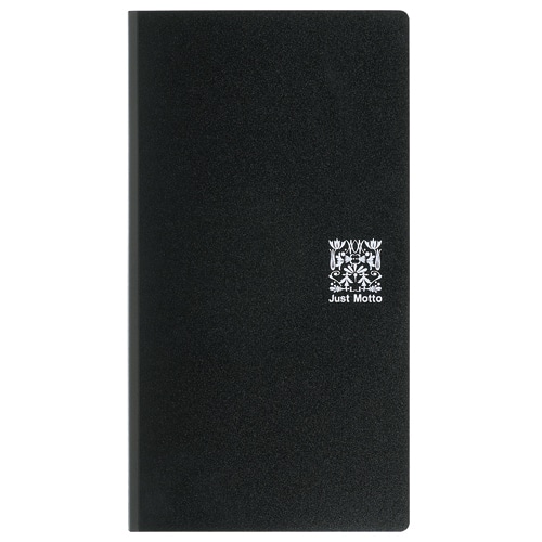 ライオン事務器 ショップカードホルダー カバーなしタイプ 3段・60枚収容 縦193×横104×背幅8mm ヨコ入れ チャコールブラック JS-60 1冊