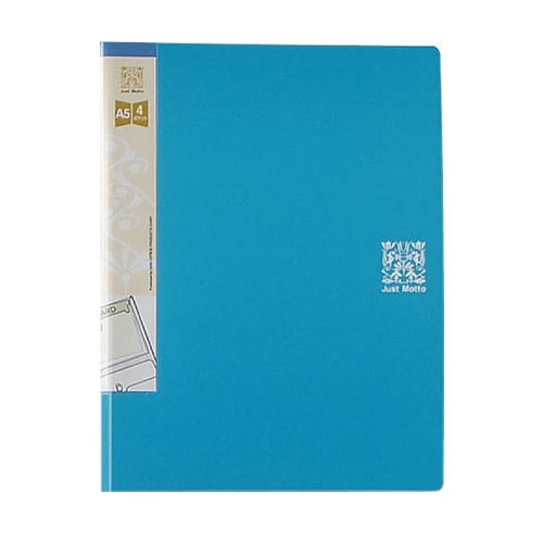 ライオン事務器 ポッケdeファイル A5 12ポケット ファインブルー JD-237 1冊