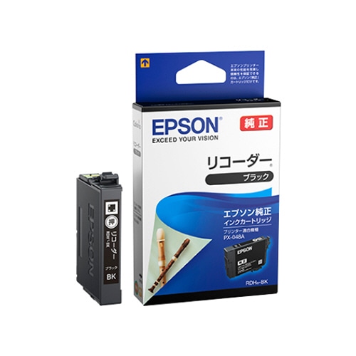 エプソン インクカートリッジ リコーダー ブラック RDH-BK 1個