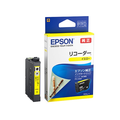 エプソン インクカートリッジ リコーダー イエロー RDH-Y 1個