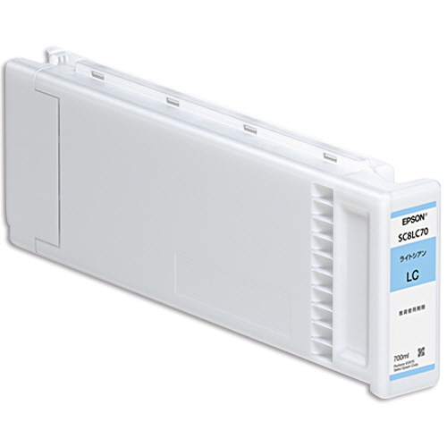 エプソン インクカートリッジ ライトシアン 700mL SC8LC70 1個