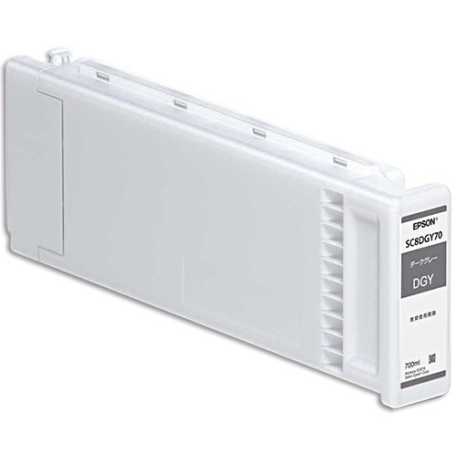 エプソン インクカートリッジ ダークグレー 700mL SC8DGY70 1個