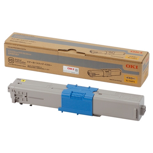 OKI トナーカートリッジ イエロー TC-C4AY1 1個