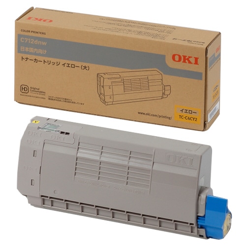 OKI 大容量トナーカートリッジ イエロー TC-C4CY2 1個