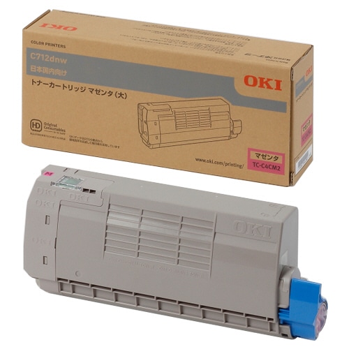 OKI 大容量トナーカートリッジ マゼンタ TC-C4CM2 1個