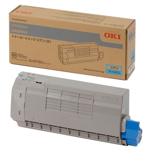 OKI 大容量トナーカートリッジ シアン TC-C4CC2 1個