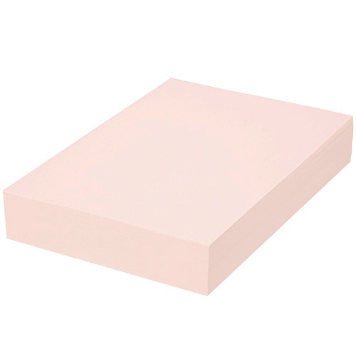 TANOSEE αエコカラーペーパーII A4 フレッシュピンク 1冊(500枚)